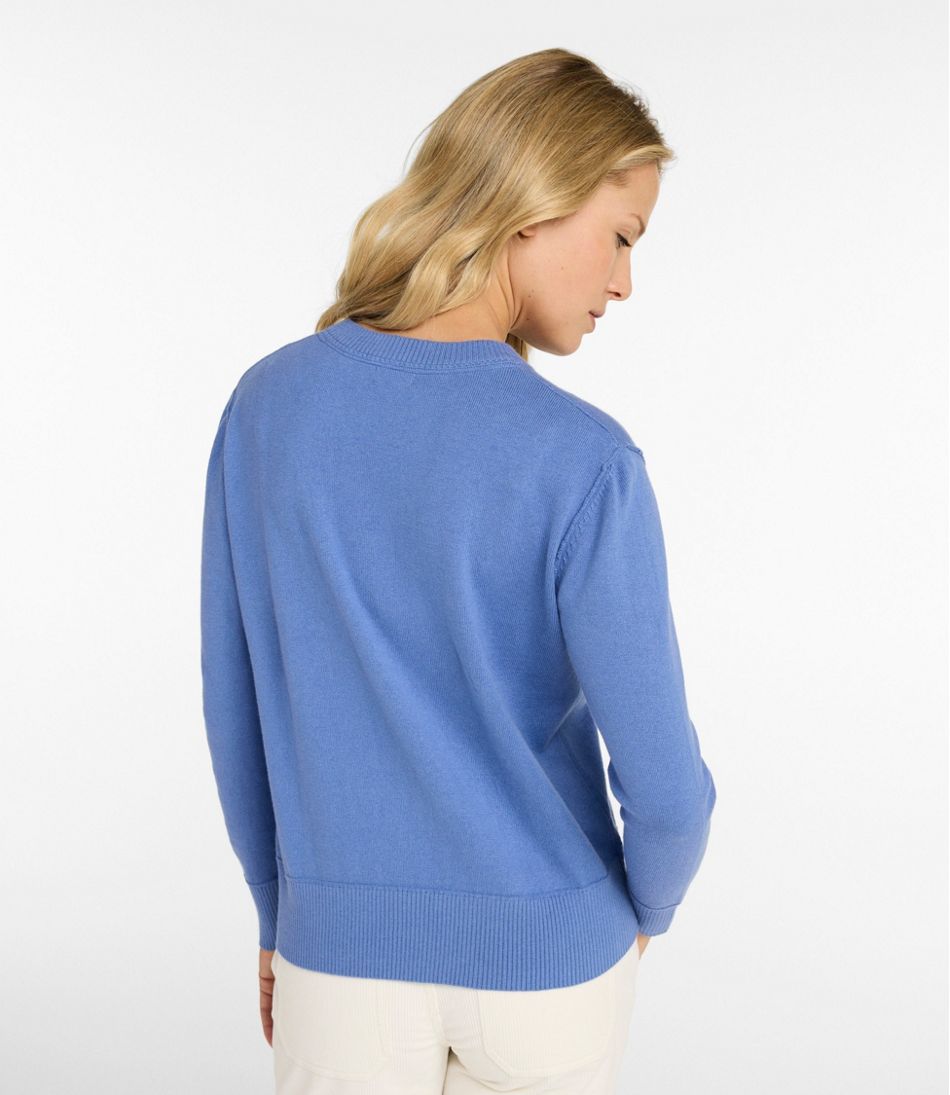 Women's Cotton/Cashmere Sweater, Crewneck | L.L.Bean