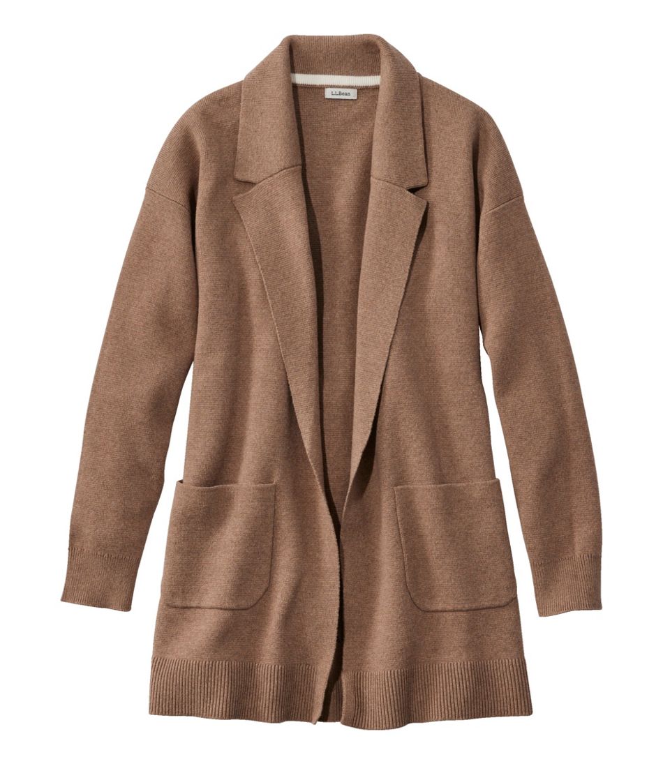 Women's Wicked Soft Cotton/Cashmere Coatigan Sweater | L.L.Bean