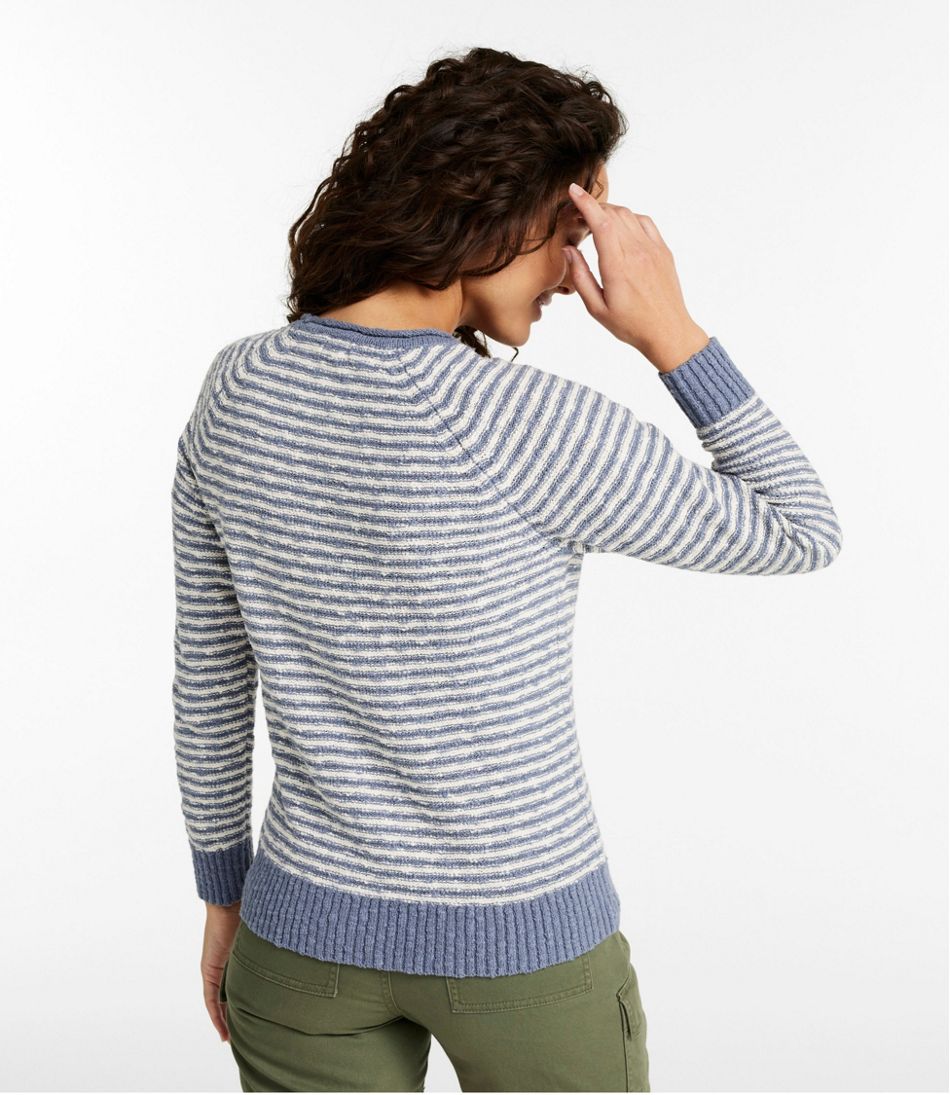 Women's Midweight Cotton Slub Rollneck Pullover Stripe | L.L.Bean