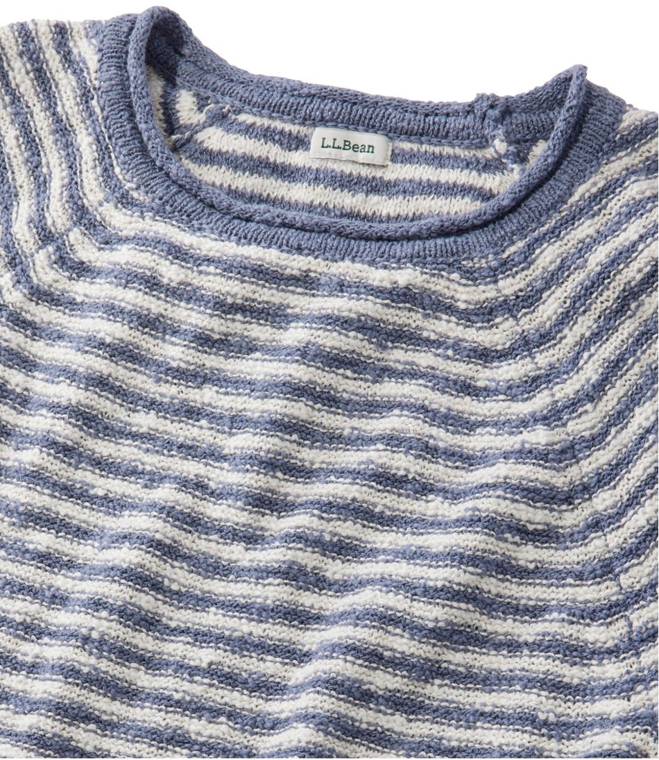 Women's Midweight Cotton Slub Rollneck Pullover Stripe | L.L.Bean
