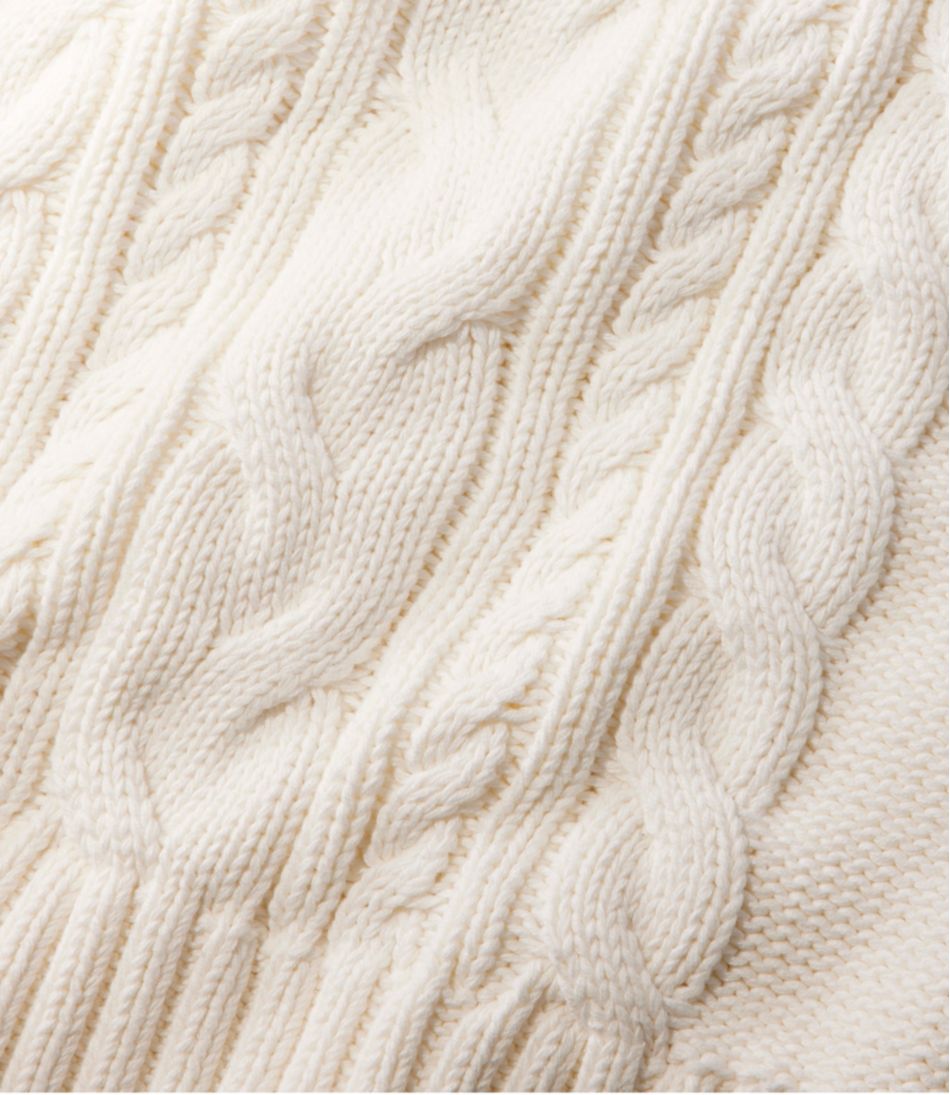 Women's Double L® Cable Sweater, Crewneck | L.L.Bean