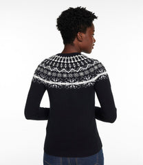 Women's Classic Cashmere Sweater, Crewneck Fair Isle | L.L.Bean