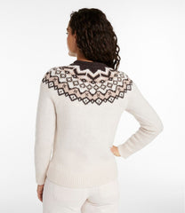 Women's Bean's Classic Ragg Wool Sweater, Crewneck Fair Isle | L.L.Bean