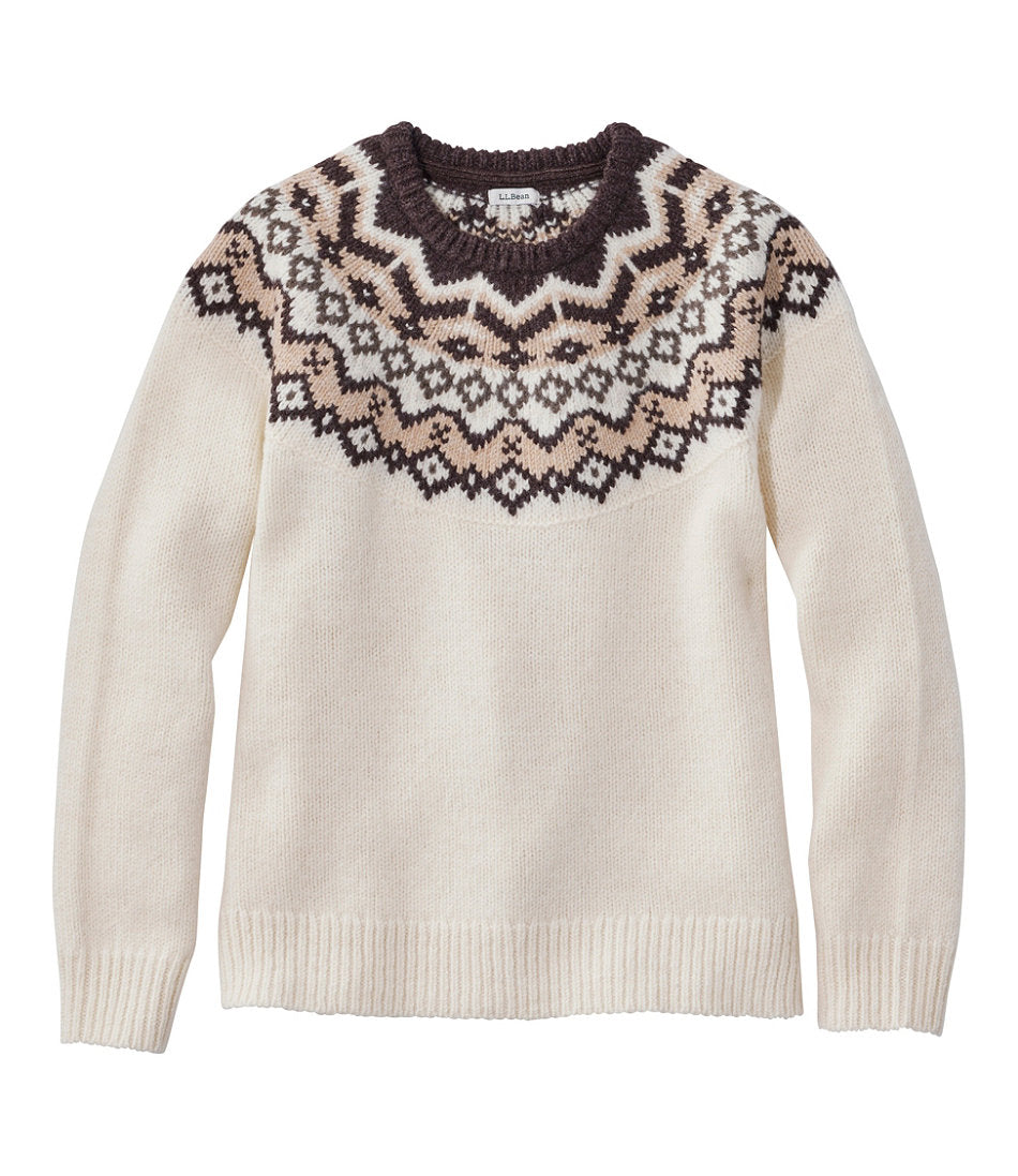 Cream Fair Isle,X-Small