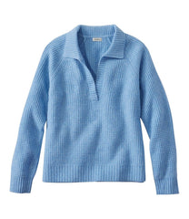 Women's SuperSoft Waffle Sweater, Polo | L.L.Bean