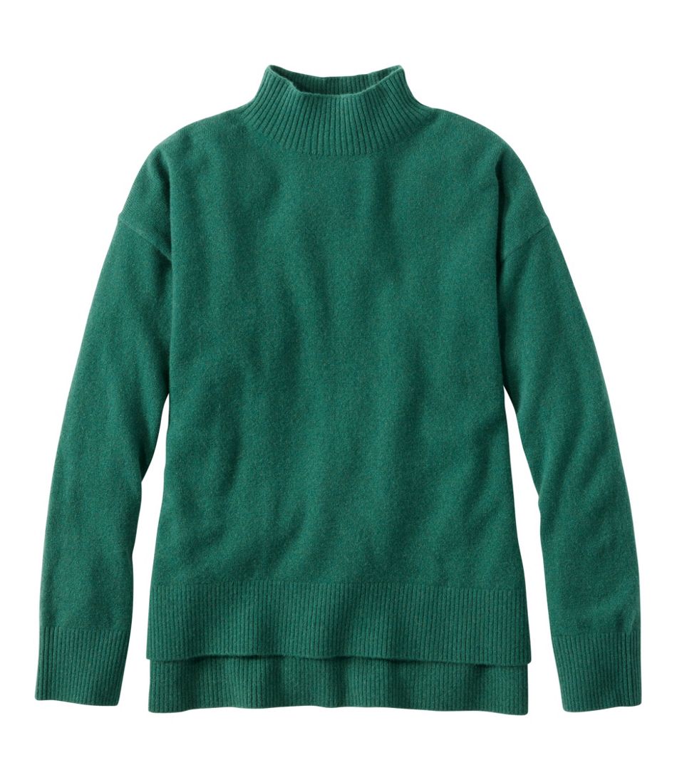 Women's Classic Cashmere Sweater, Relaxed Mockneck | L.L.Bean