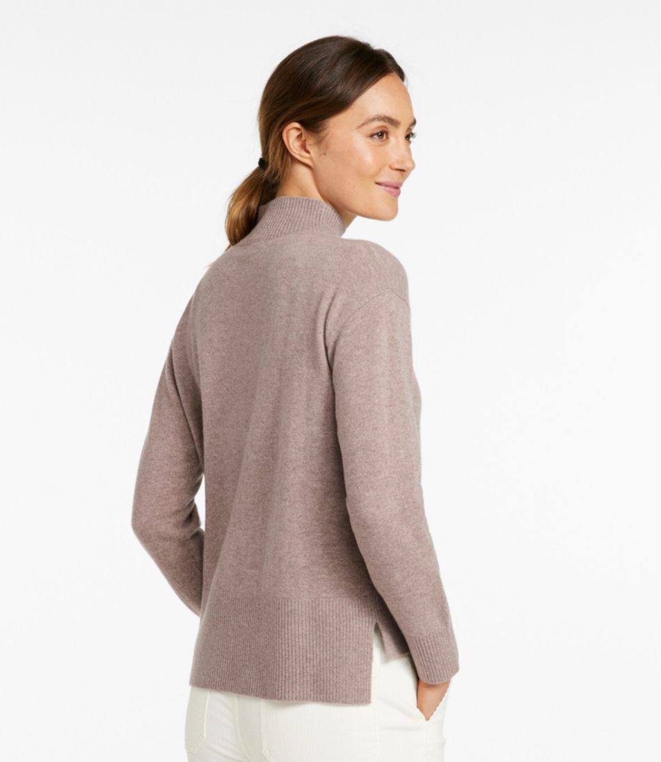 Women's Classic Cashmere Sweater, Relaxed Mockneck | L.L.Bean