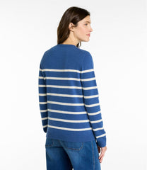 Women's Classic Cashmere Sweater, Crewneck Stripe | L.L.Bean