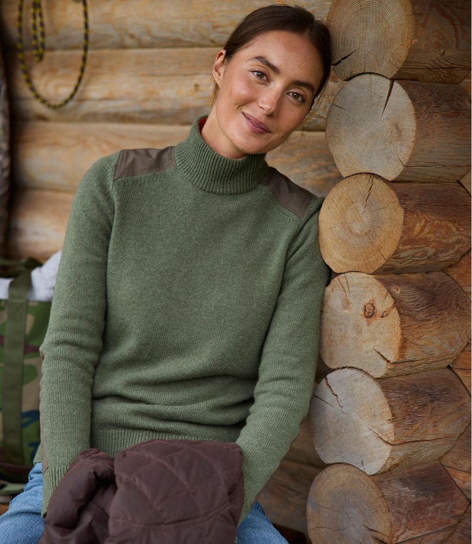 Women's Maine Guide Lightweight Lambswool Sweater | L.L.Bean