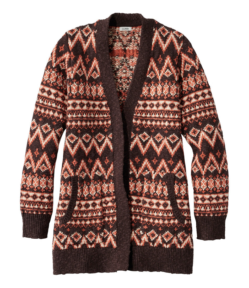 Deepest Brown Fair Isle,X-Small