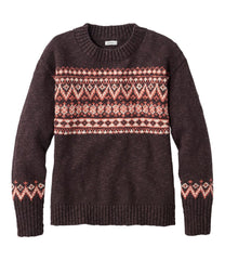Women's Cotton Ragg Sweater, Crewneck Fair Isle | L.L.Bean