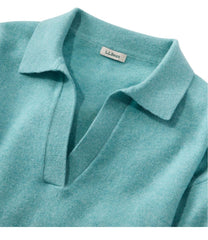 Women's Classic Cashmere Sweater, Relaxed Polo | L.L.Bean