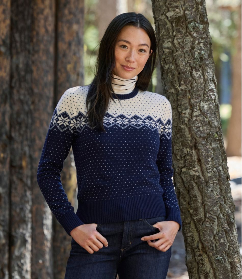 Women's Signature Camp Merino Wool Sweater, Pullover Novelty | L.L.Bean