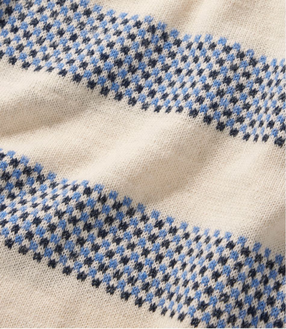 Women's Organic Cotton Slub Sweater, Crewneck Stripe | L.L.Bean