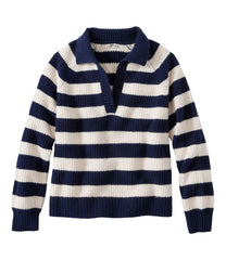 Women's SuperSoft Waffle Sweater, Polo Stripe | L.L.Bean