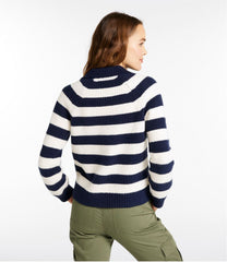 Women's SuperSoft Waffle Sweater, Polo Stripe | L.L.Bean