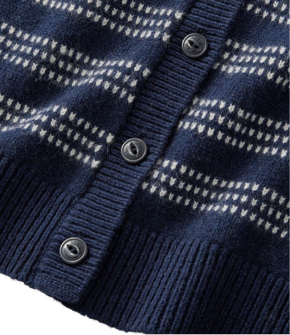 Women's Bean's Classic Ragg Wool Sweater, Button-Front Cardigan Novelty | L.L.Bean
