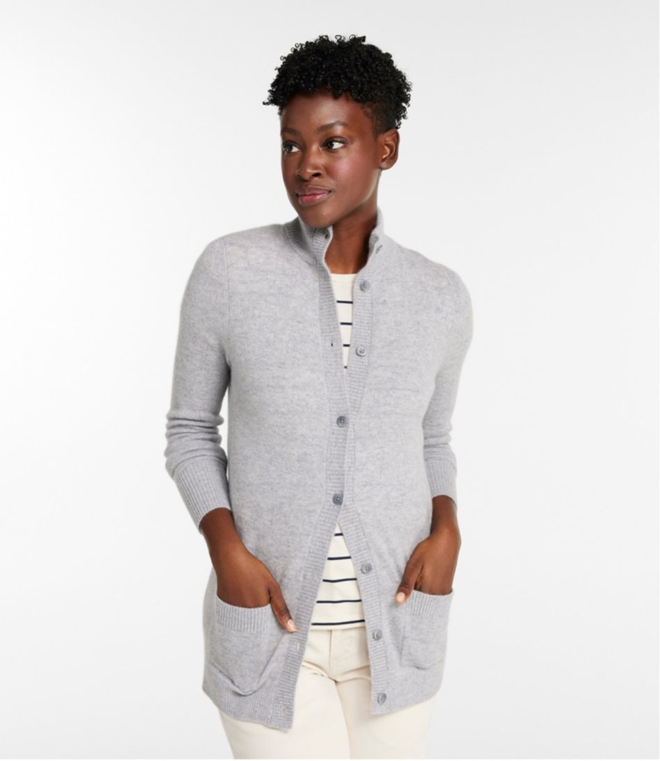 Women's Classic Cashmere Button-Front Cardigan | L.L.Bean