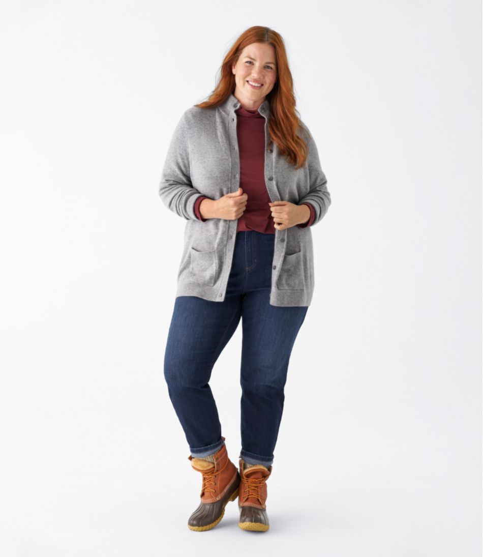 Women's Classic Cashmere Button-Front Cardigan | L.L.Bean