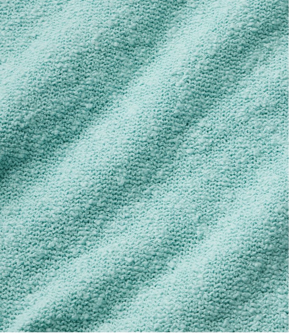Women's Midweight Cotton Slub Sweater, Henley Short-Sleeve | L.L.Bean