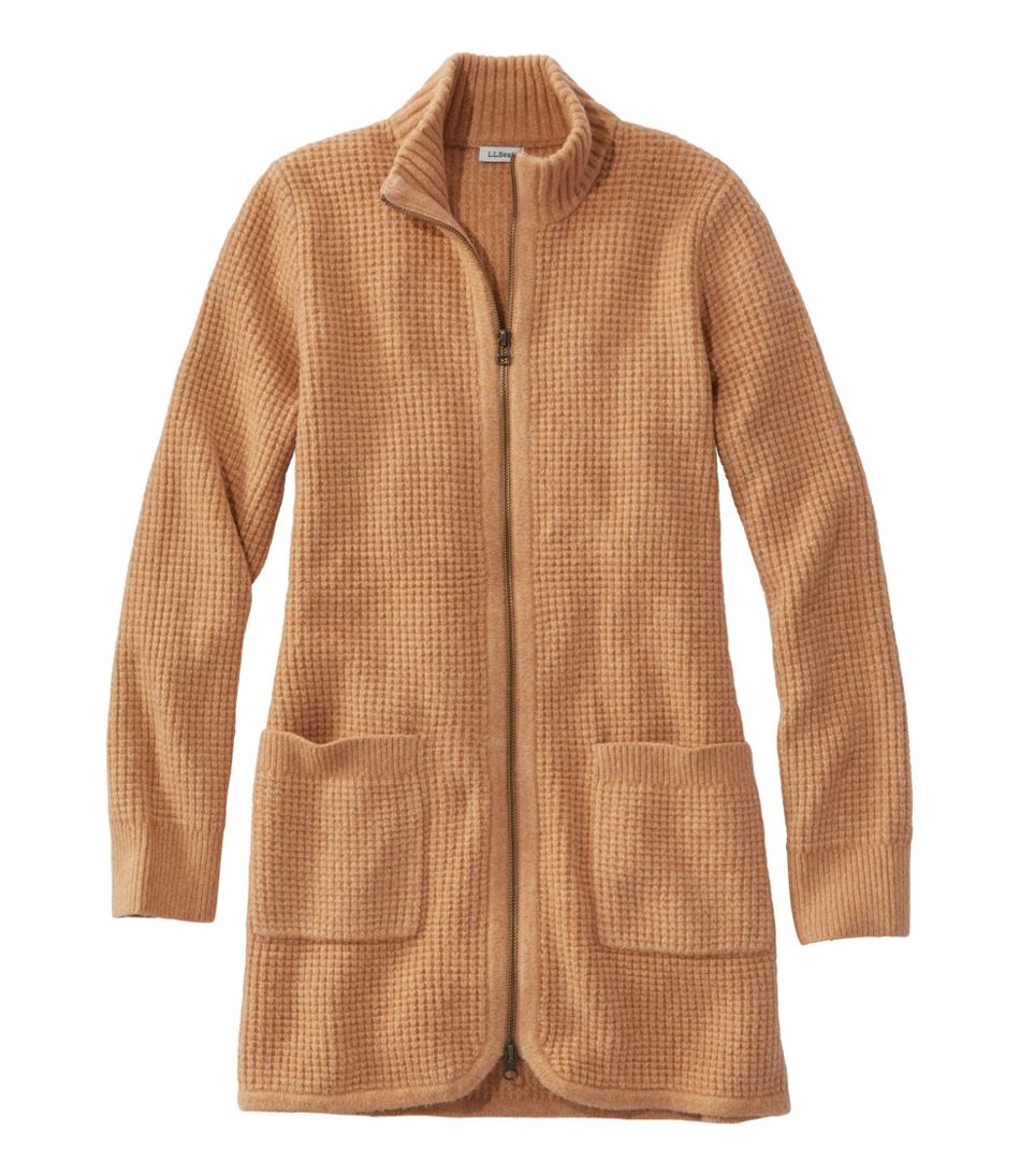 Women's SuperSoft Waffle Sweater, Coatigan | L.L.Bean
