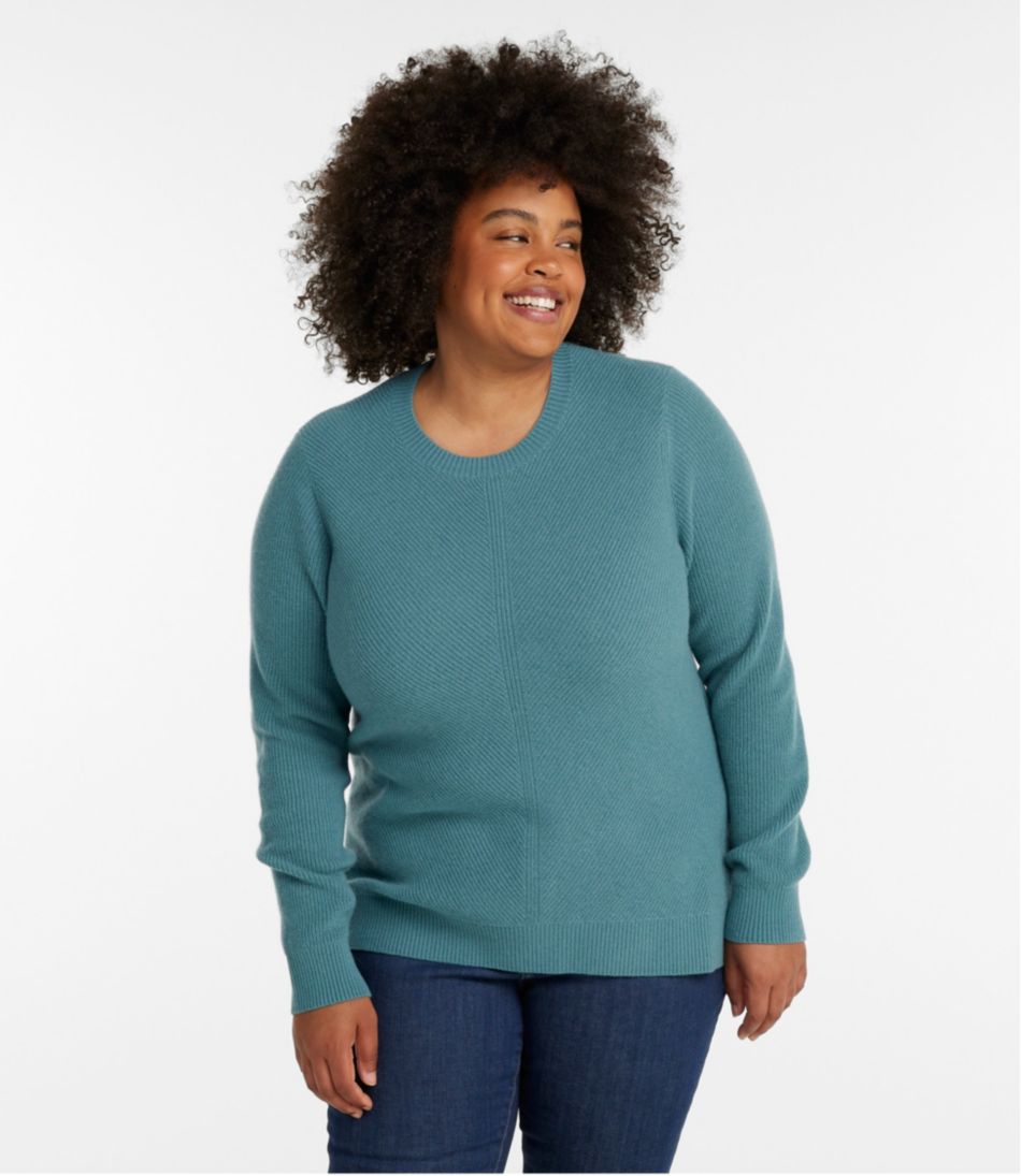 Women's Classic Cashmere Textured Sweater, Crewneck | L.L.Bean