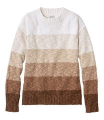 Women's Cotton Ragg Sweater, Crewneck Stripe | L.L.Bean