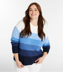 Women's Cotton Ragg Sweater, Crewneck Stripe | L.L.Bean