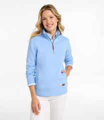 Women's Quilted Quarter-Zip Pullover | L.L.Bean