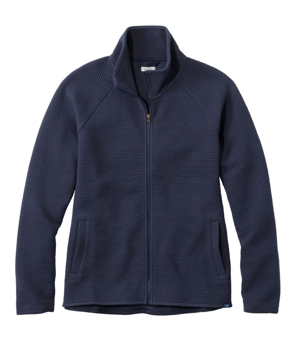 Women's Lakewashed Double-Knit Full-Zip | L.L.Bean