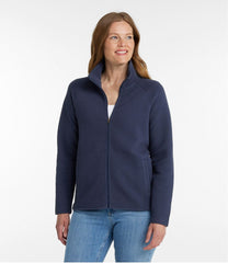 Women's Lakewashed Double-Knit Full-Zip | L.L.Bean