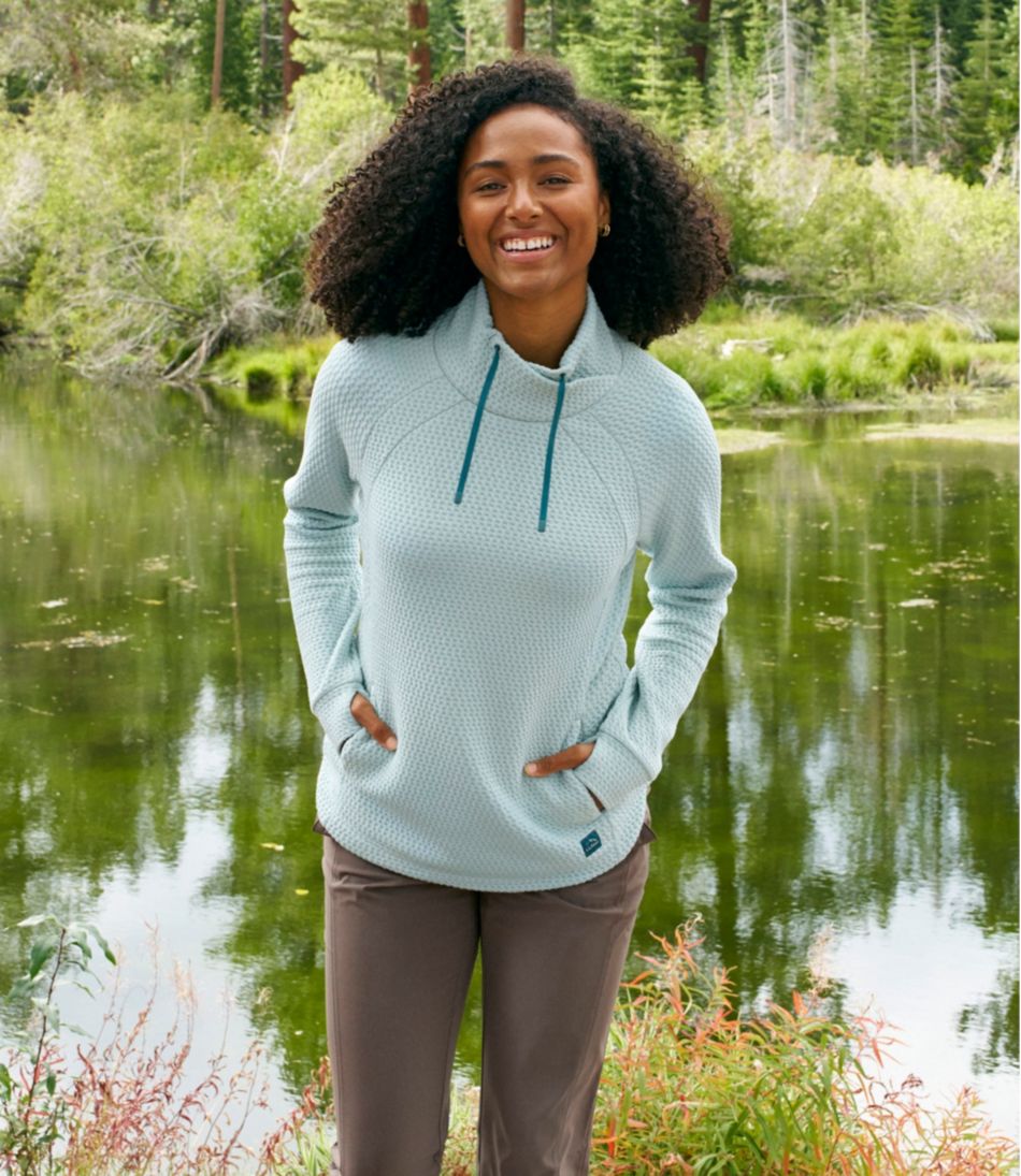 Women's Ridgeknit Crossneck Pullover | L.L.Bean