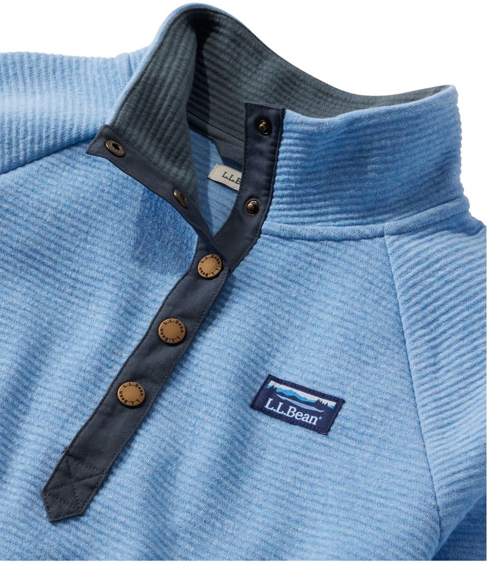 Women's Lakewashed Double-Knit Quarter-Snap | L.L.Bean