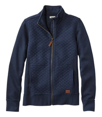 Women's Quilted Full-Zip Sweatshirt | L.L.Bean