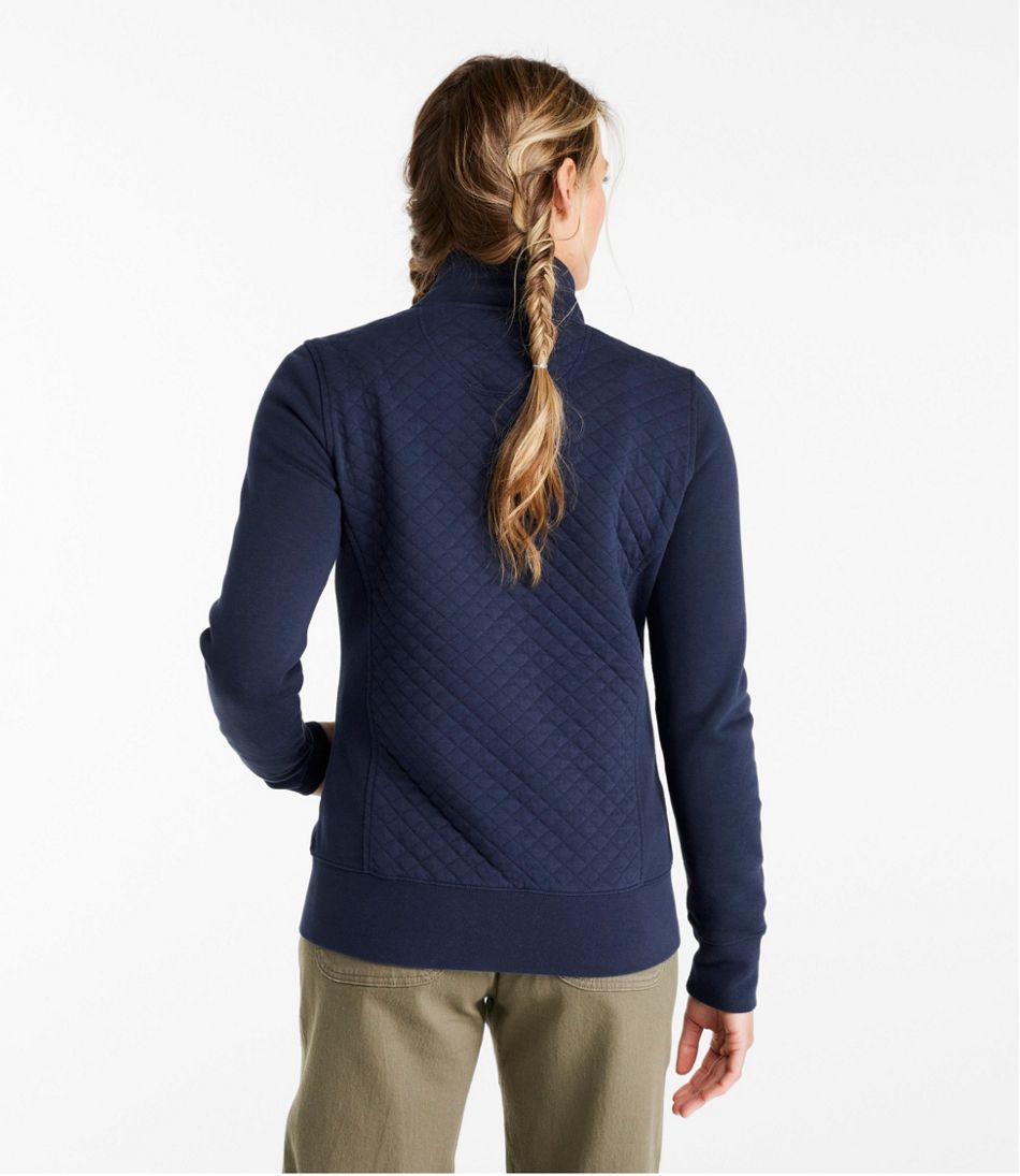 Women's Quilted Full-Zip Sweatshirt | L.L.Bean