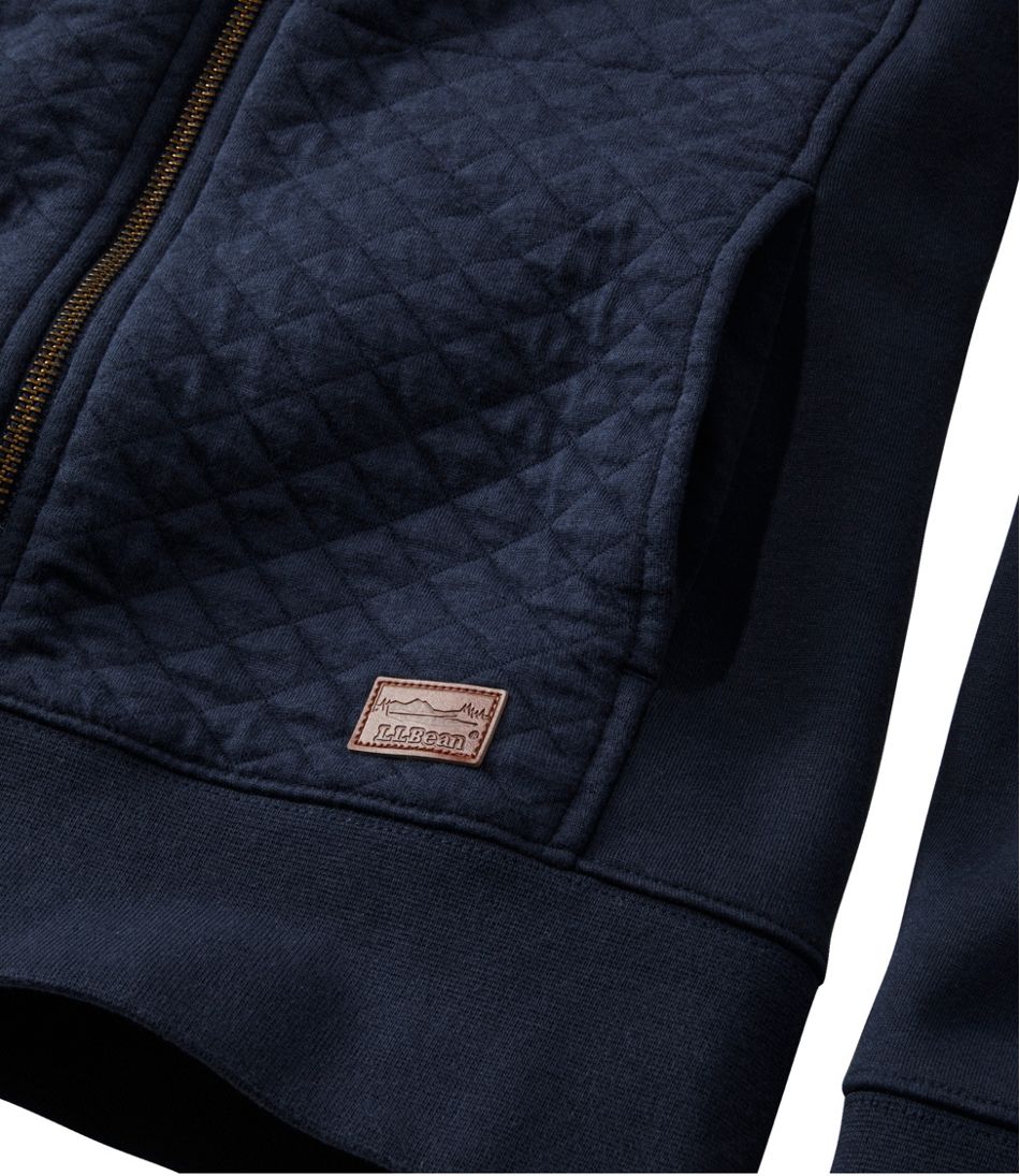Women's Quilted Full-Zip Sweatshirt | L.L.Bean