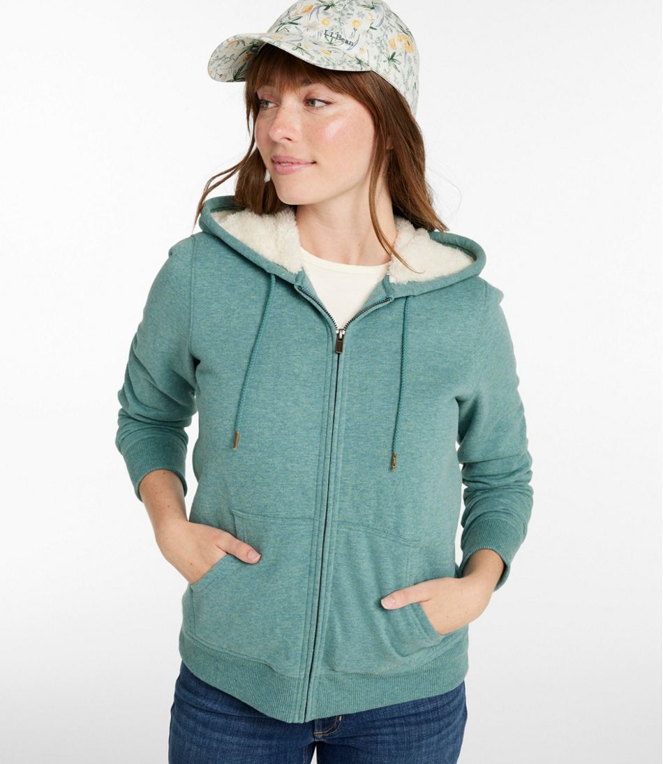 Women's 1912 Sweatshirt, Sherpa-Lined Hoodie | L.L.Bean