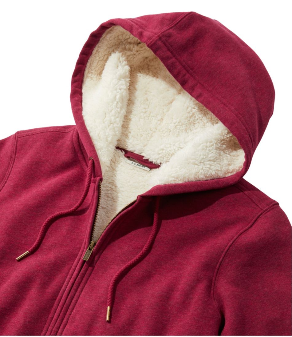 Women's 1912 Sweatshirt, Sherpa-Lined Hoodie | L.L.Bean