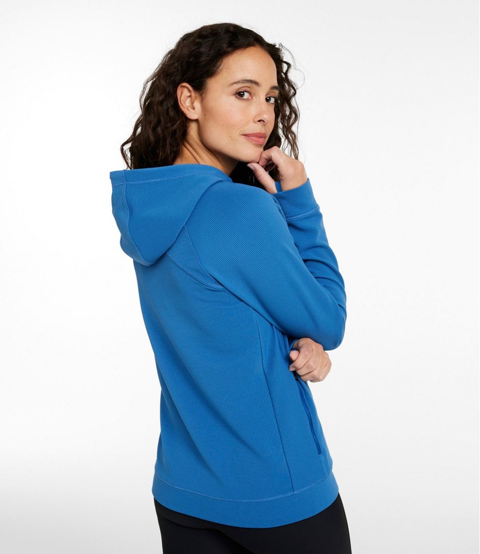 Women's VentureStretch Ottoman-Rib Hoodie | L.L.Bean