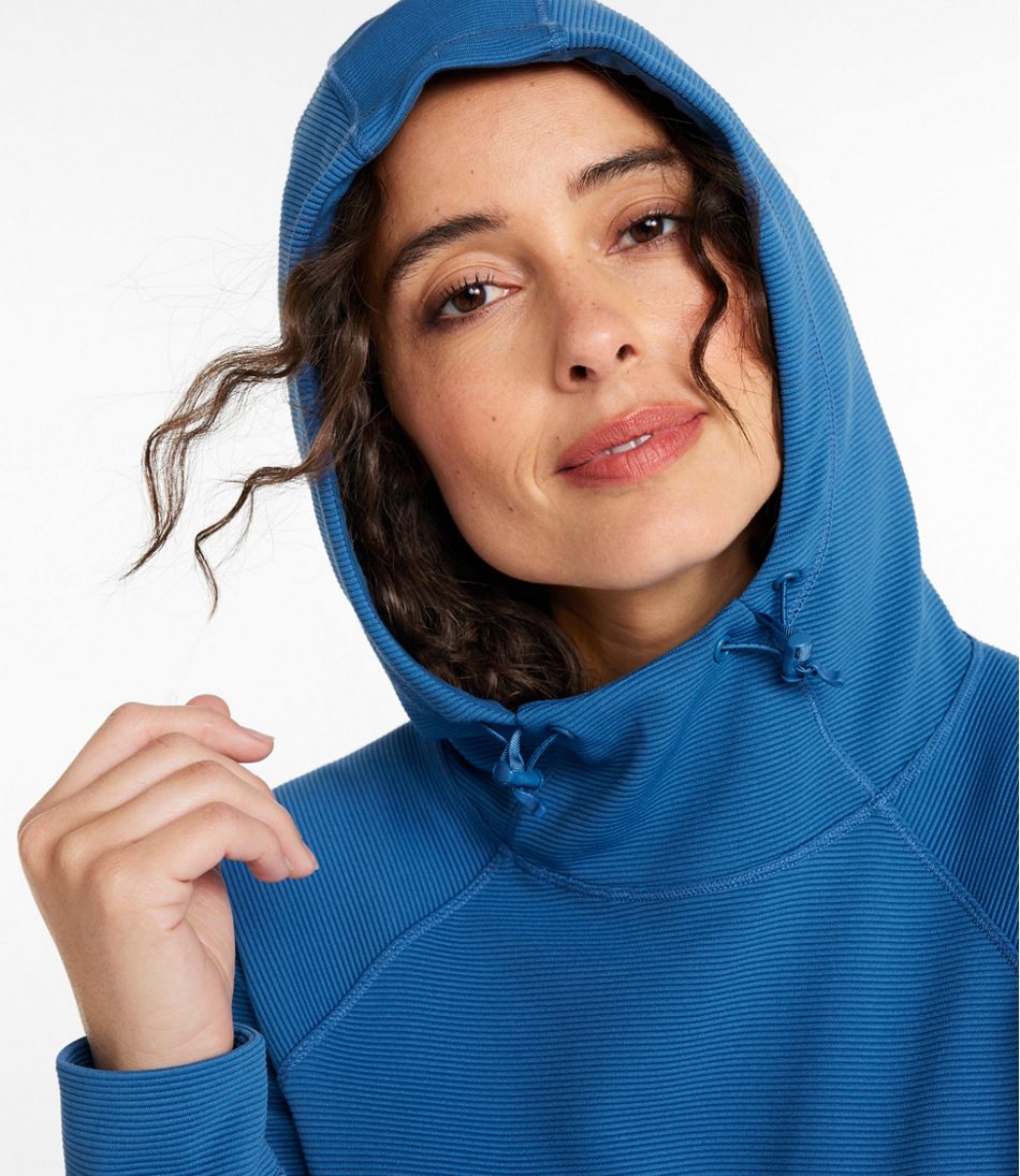 Women's VentureStretch Ottoman-Rib Hoodie | L.L.Bean