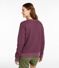 Women's Birchwood Brushed Waffle Top, V-Neck | L.L.Bean