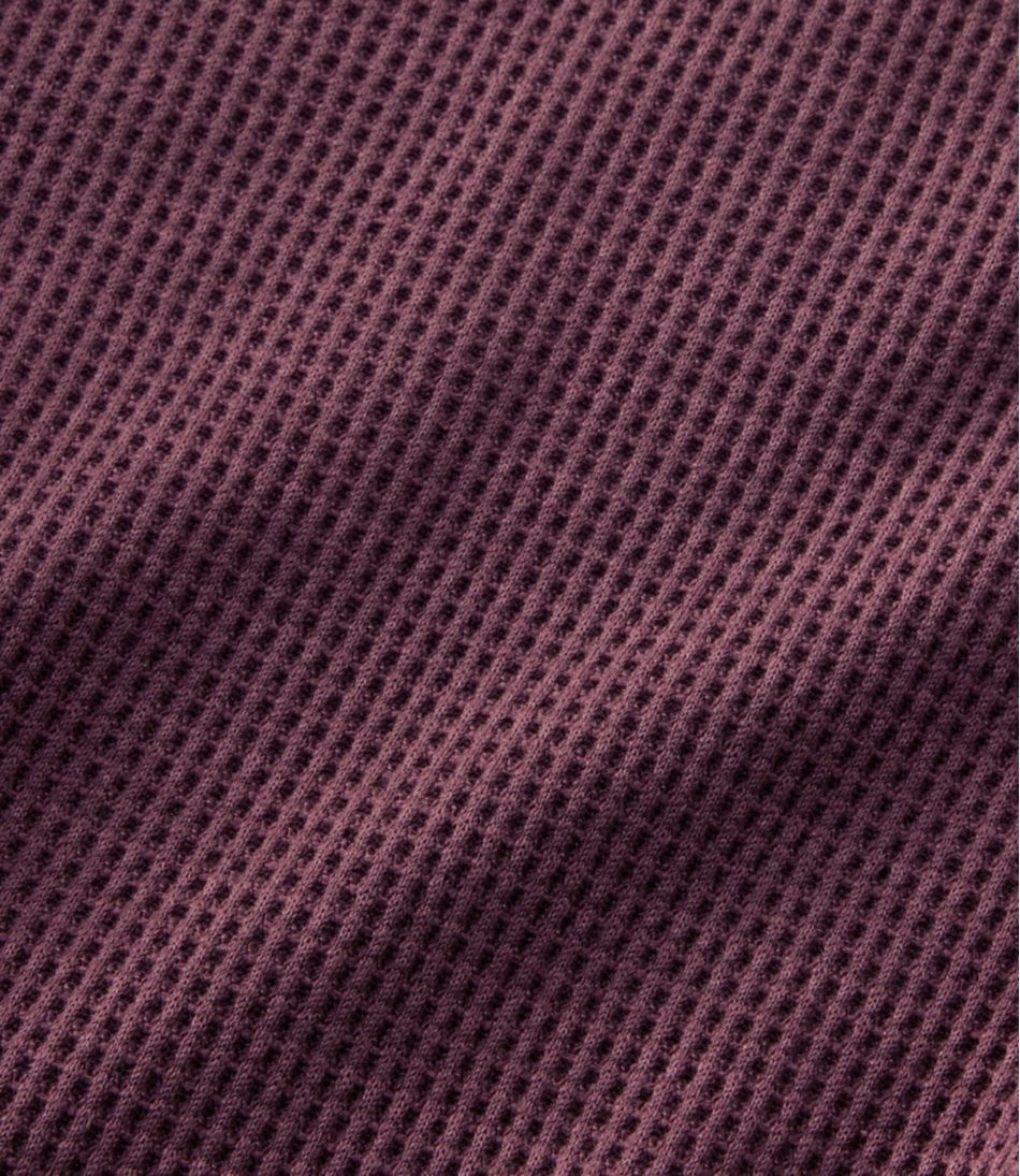 Women's Birchwood Brushed Waffle Top, V-Neck | L.L.Bean
