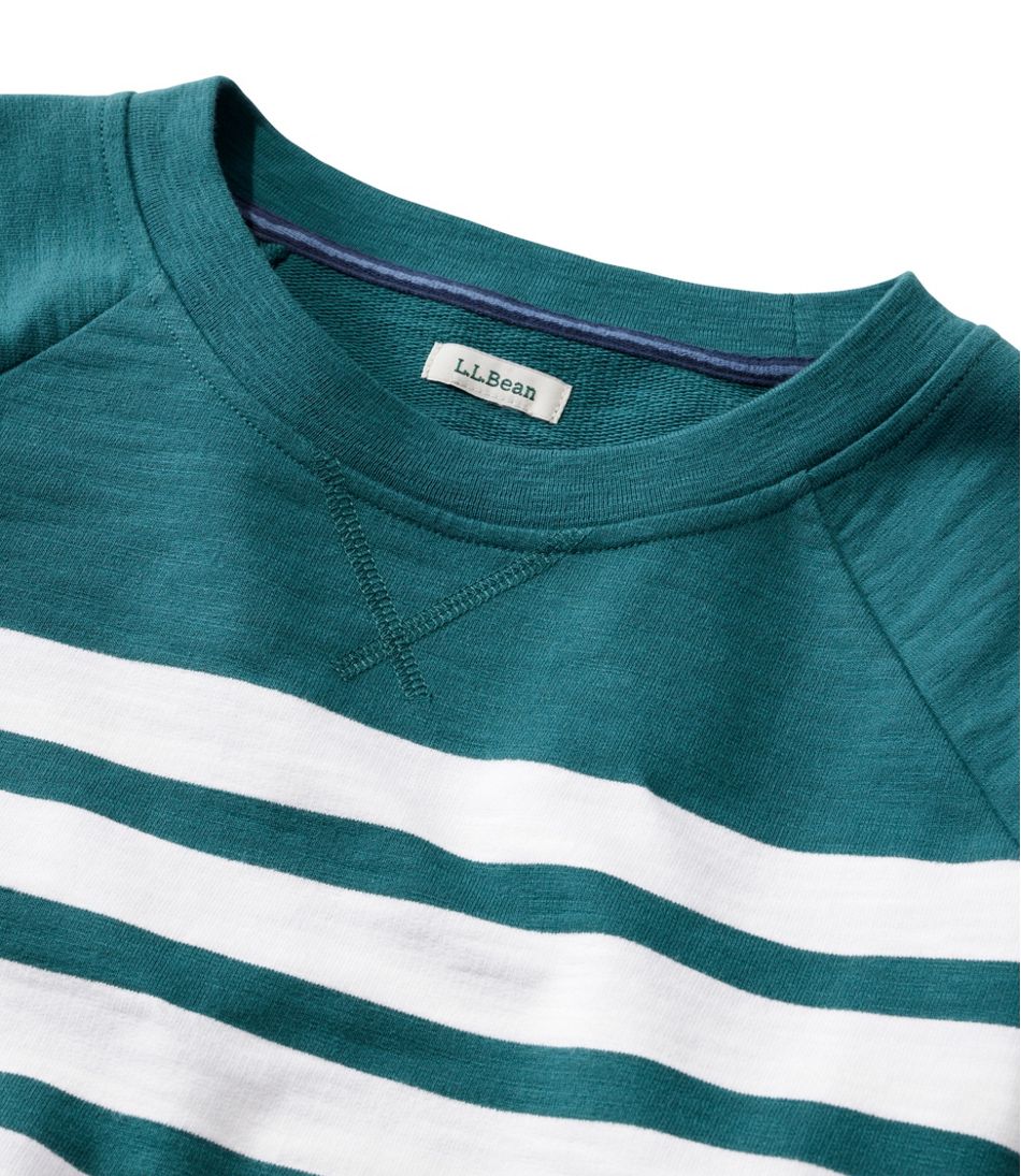 Women's Peaks Island Crewneck, Stripe | L.L.Bean