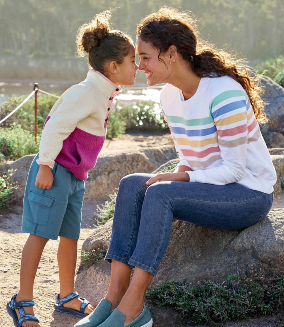 Women's Peaks Island Crewneck, Stripe | L.L.Bean
