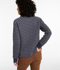 Women's Quilted Sweatshirt, Snapneck Pullover Print | L.L.Bean