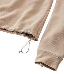 Women's VentureStretch Ottoman-Rib Pullover, Cropped | L.L.Bean