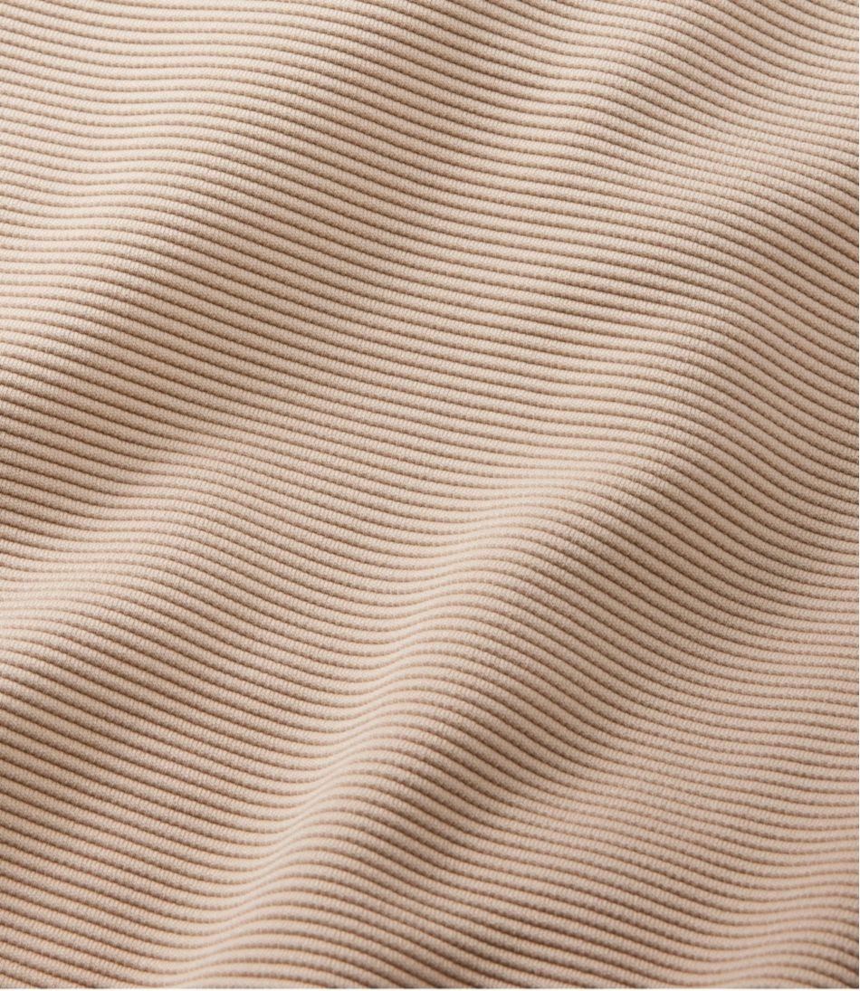 Women's VentureStretch Ottoman-Rib Pullover, Cropped | L.L.Bean
