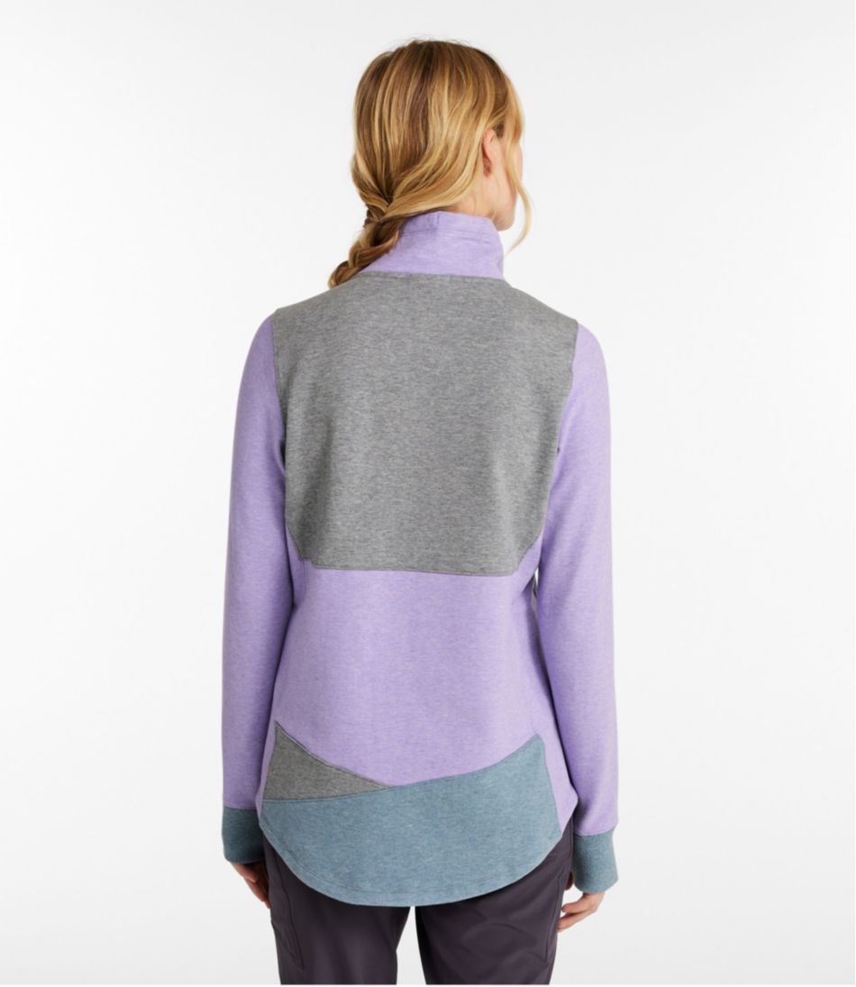 Women's Cozy Mixed-Knit Pullover, Colorblock | L.L.Bean