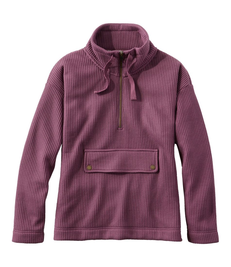 Women's Birchwood Brushed Waffle Anorak | L.L.Bean