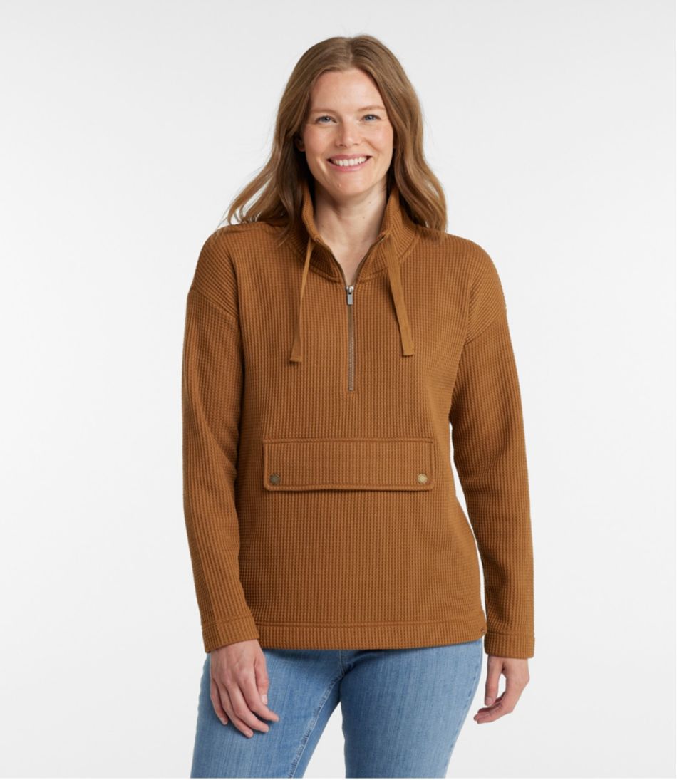 Women's Birchwood Brushed Waffle Anorak | L.L.Bean
